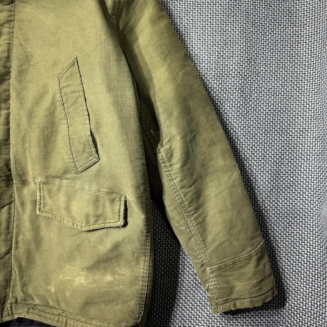 빈티지 워크 자켓 그린 (L/OLD-8326 ) 상품이미지4