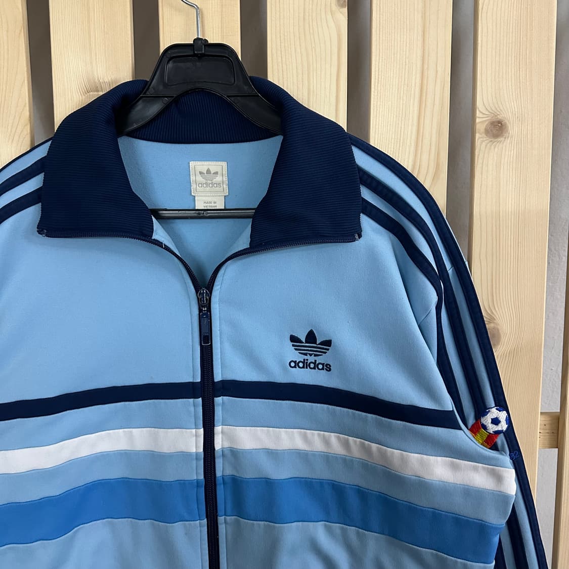 (M) 아디다스 00s 82 스페인 에스파냐 스카이블루 트랙탑 져지 상품이미지4