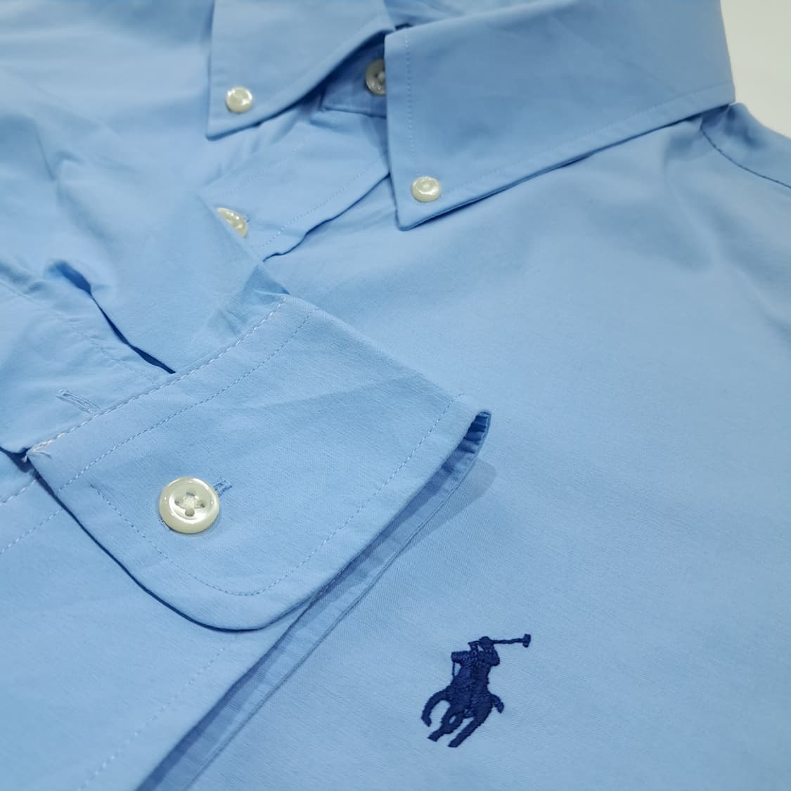 CK136 XL 폴로 퍼포먼스 버튼다운 스카이블루 셔츠 남방 상품이미지4