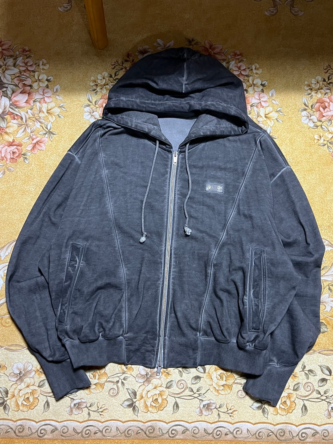 그레일즈 워싱 후드 집업 상품이미지1