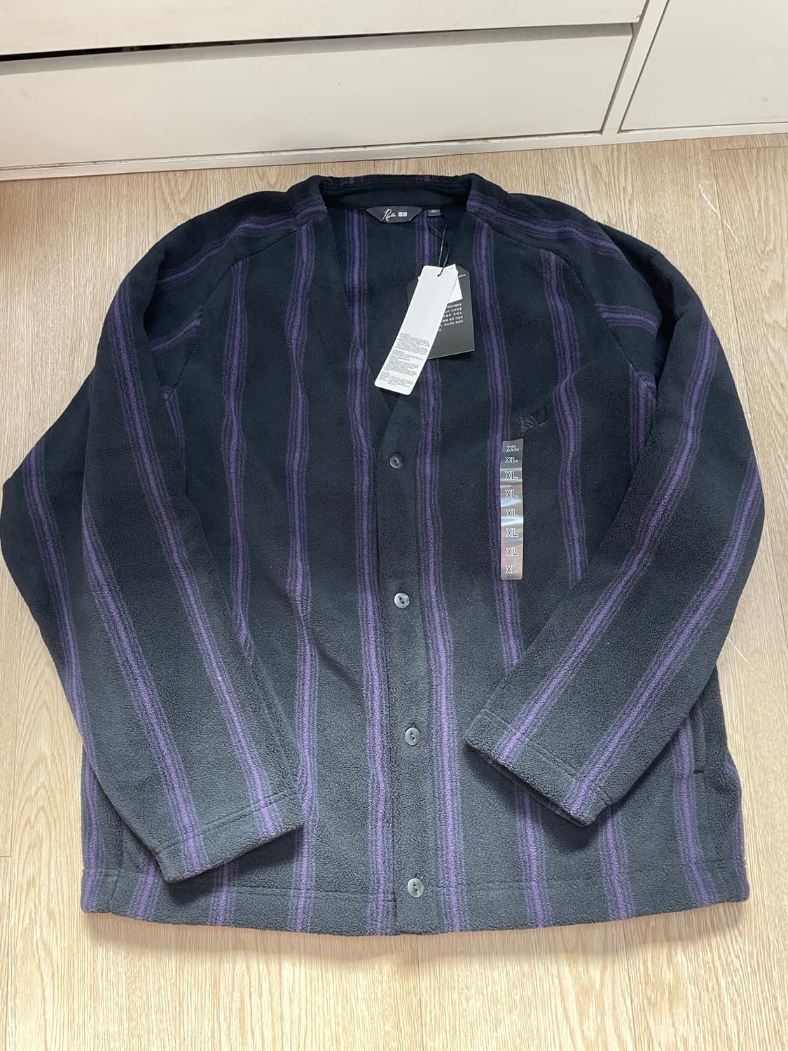 유니클로 니들스 가디건 블랙 퍼플 상품이미지1