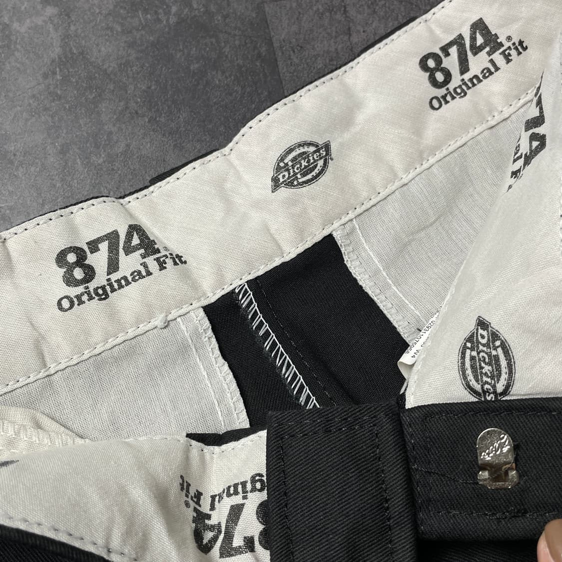 DICKIES 디키즈874 빈티지 블랙 워크 팬츠 A00895 상품이미지8