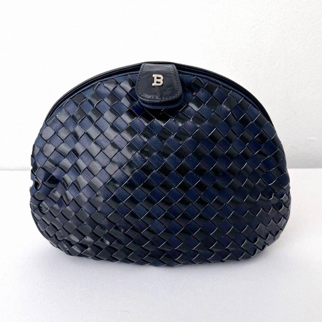 BALLY 발리 빈티지 위빙 레더 파우치 클러치백 상품이미지1