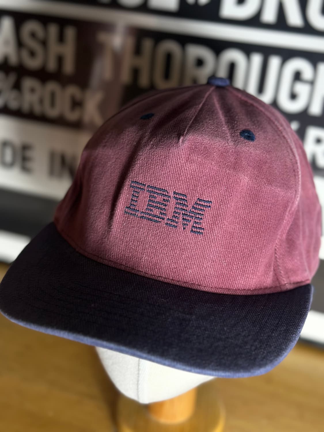 90s IBM 빈티지 모자 상품이미지2