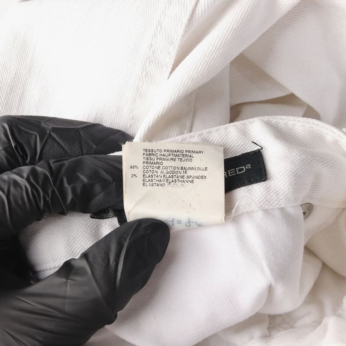 디스퀘어드2 시그널 플래그 자수 화이트 데님 팬츠 48 상품이미지7