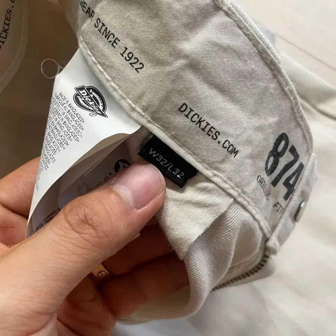 아워레가시 워크샵 디키즈 치노 팬츠 크림 후무스 워크숍 상품이미지4