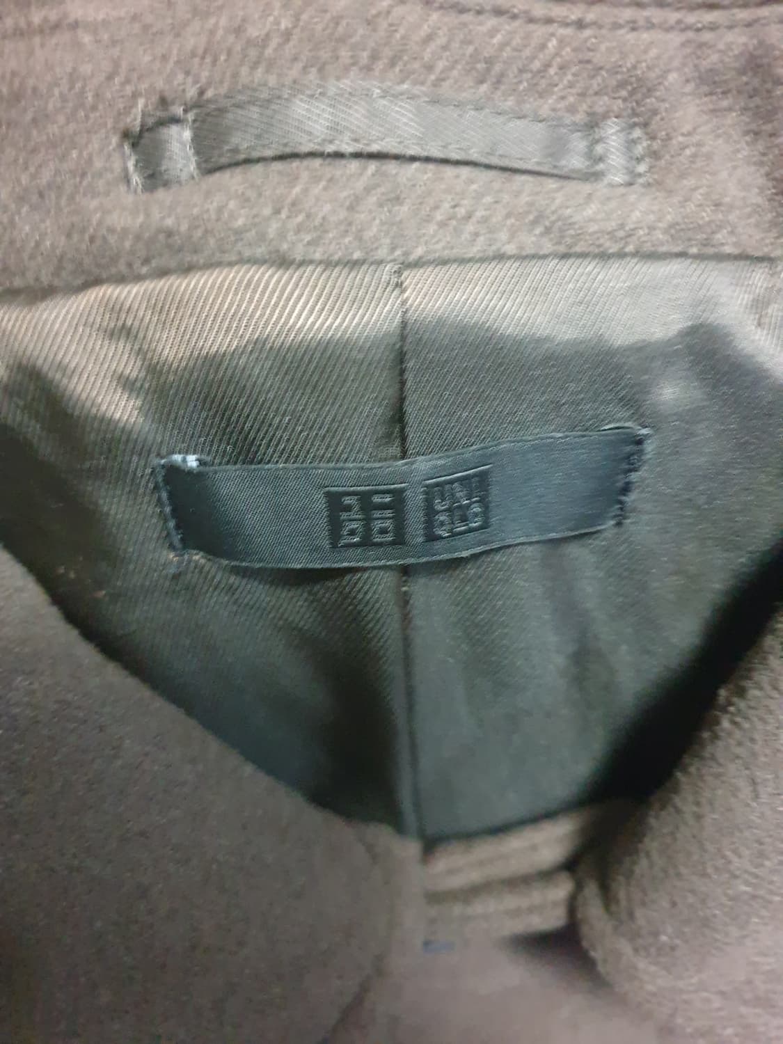 유니클로 미니멀 발마칸코트 다크브라운 (XL) 상품이미지4