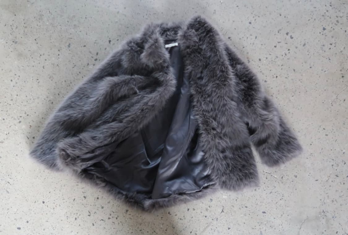 Murow highneck fur jacket grey 상품이미지2
