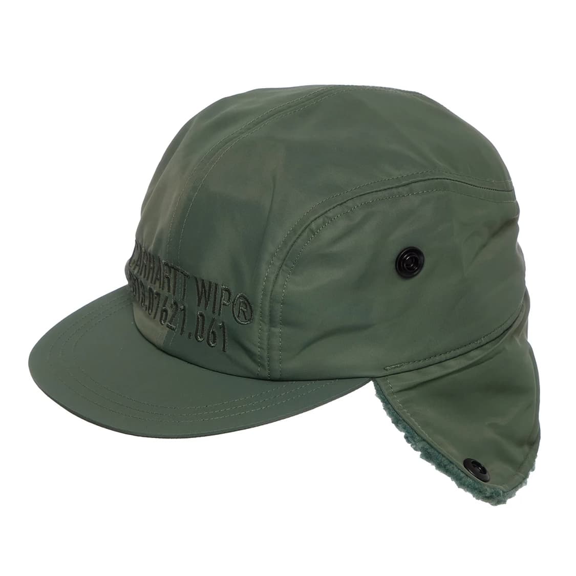 칼하트 WIP 올텐 이어 가드 캡 덕 그린 상품이미지3