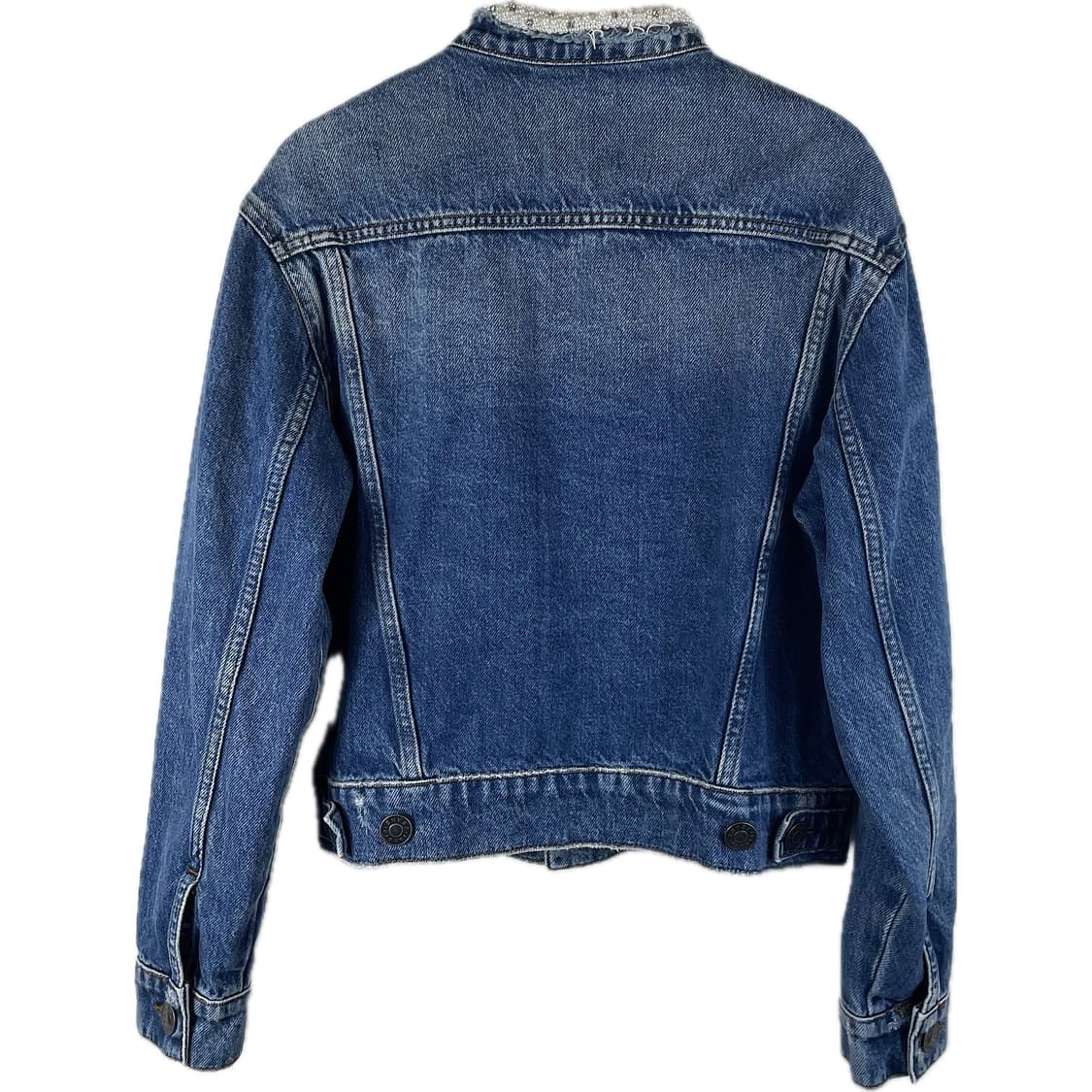 [38] 산드로 펄 트리밍 데님 트러커 자켓 상품이미지2