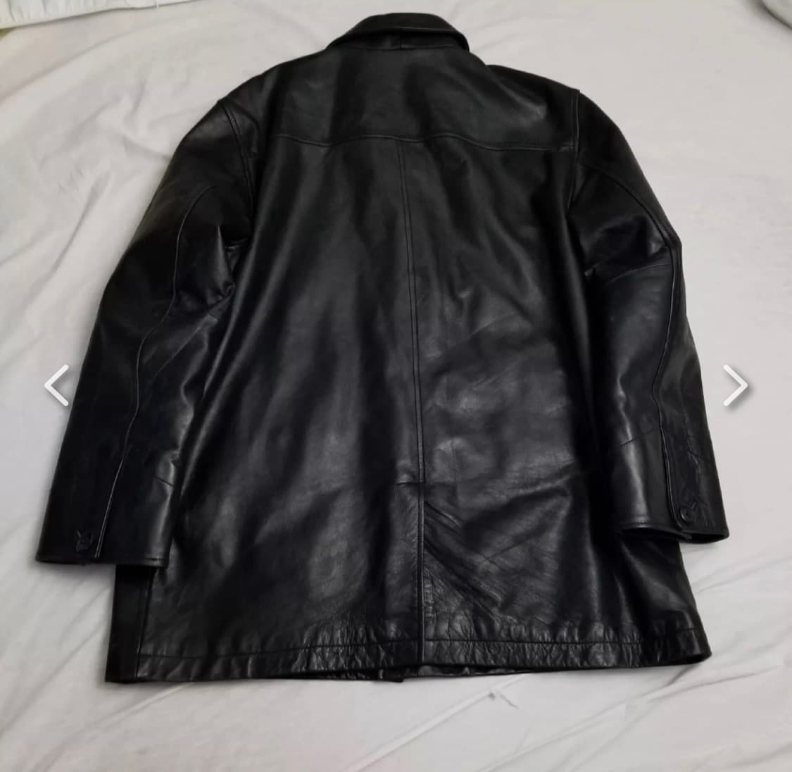 (구매) Old Gap Leather Car Coat - M, L 상품이미지3