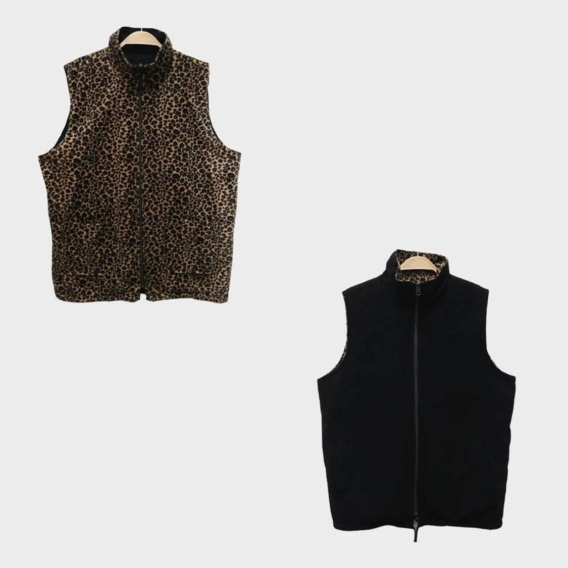 FIEUR 호피 리버시블 베스트 60490 상품이미지1