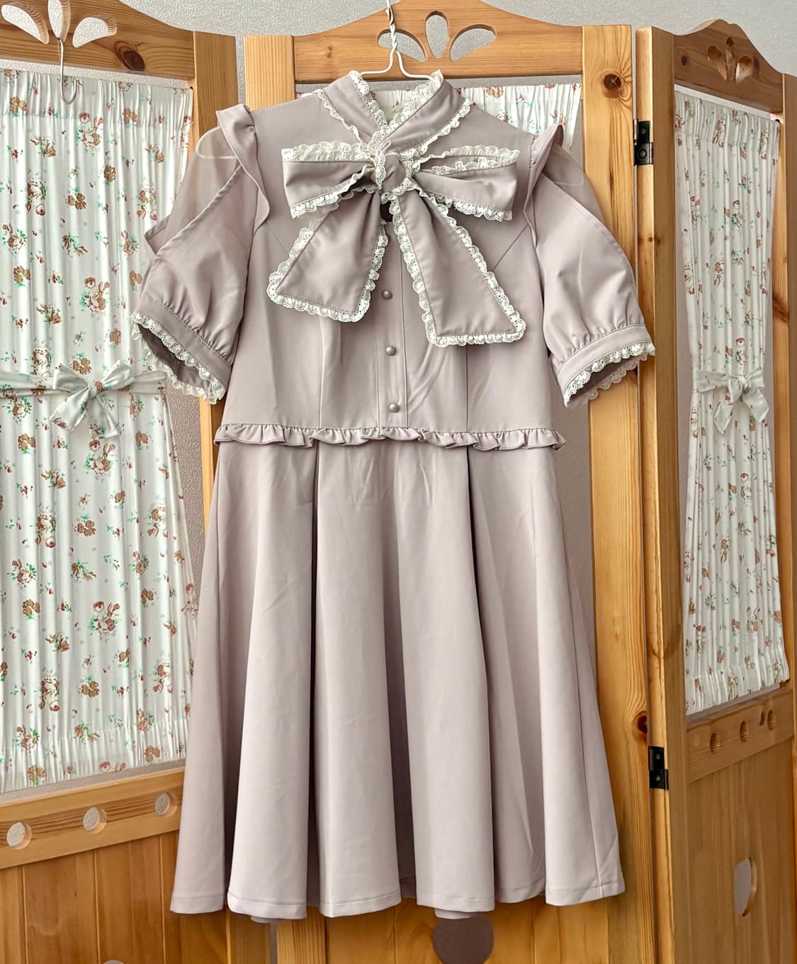 로지타 rojita 보우타이 원피스 양산형 양지뢰 스나계 상품이미지1