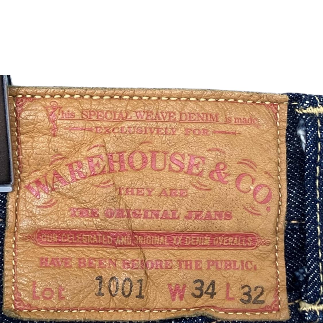 웨어하우스 lot. 1001 데님팬츠 34 상품이미지4