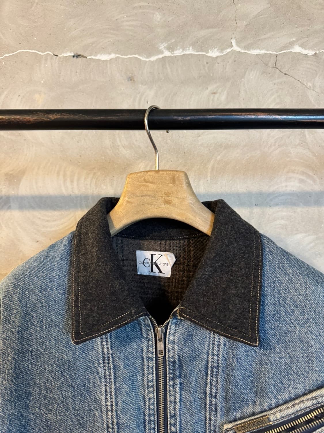 캘빈클라인 데님 트러커 자켓 100 상품이미지3