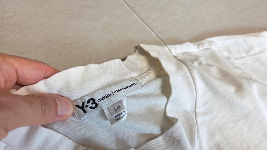 아디다스 Y-3 요지 야마모토 크루넥 반팔 티셔츠 상품이미지5