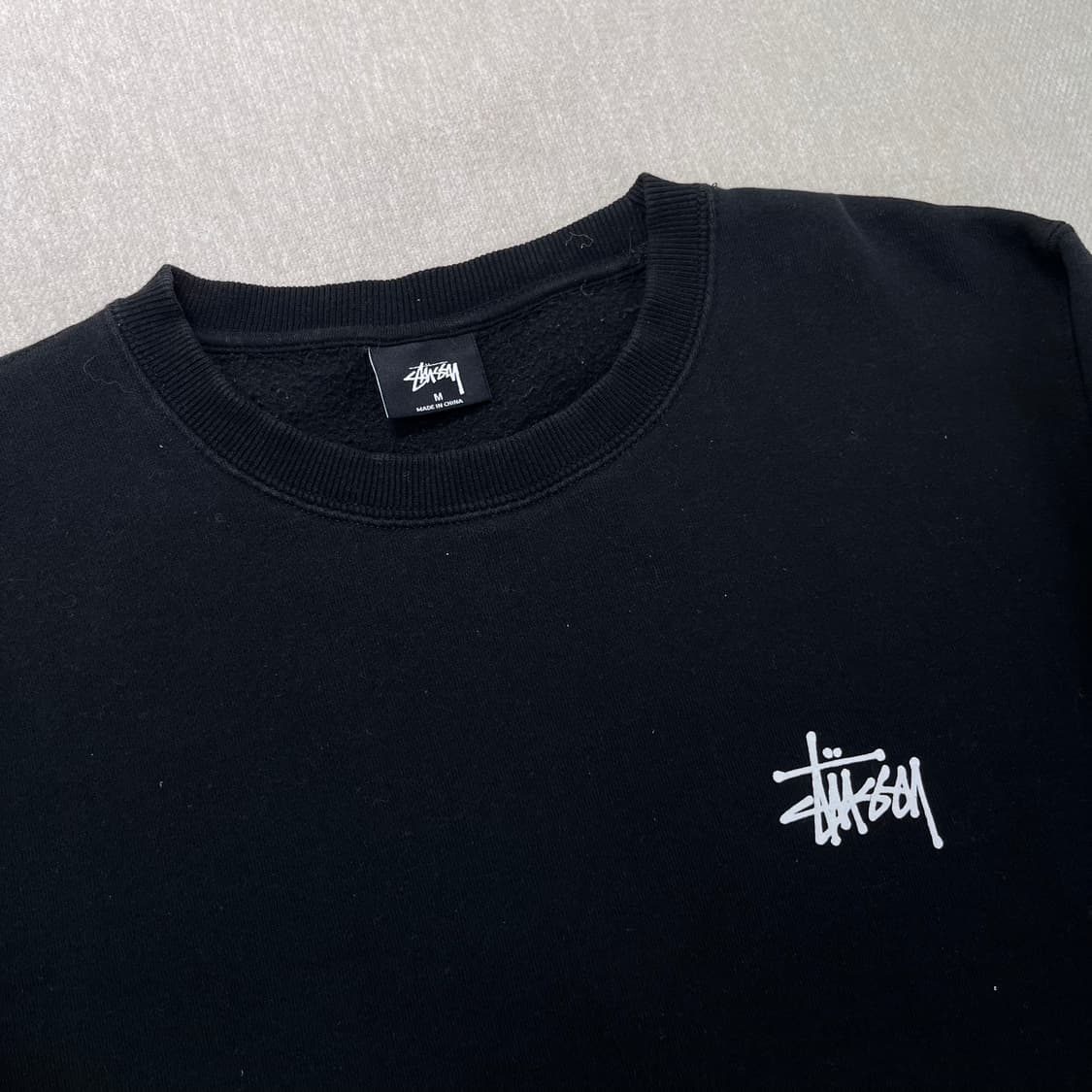 100 스투시 베이직 맨투맨 상품이미지3