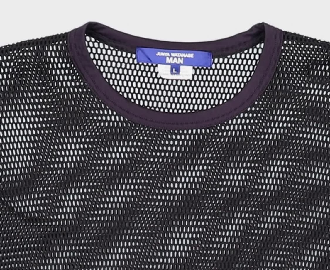 [L] 준야 와타나베 메쉬 롱슬리브 블랙 상품이미지3