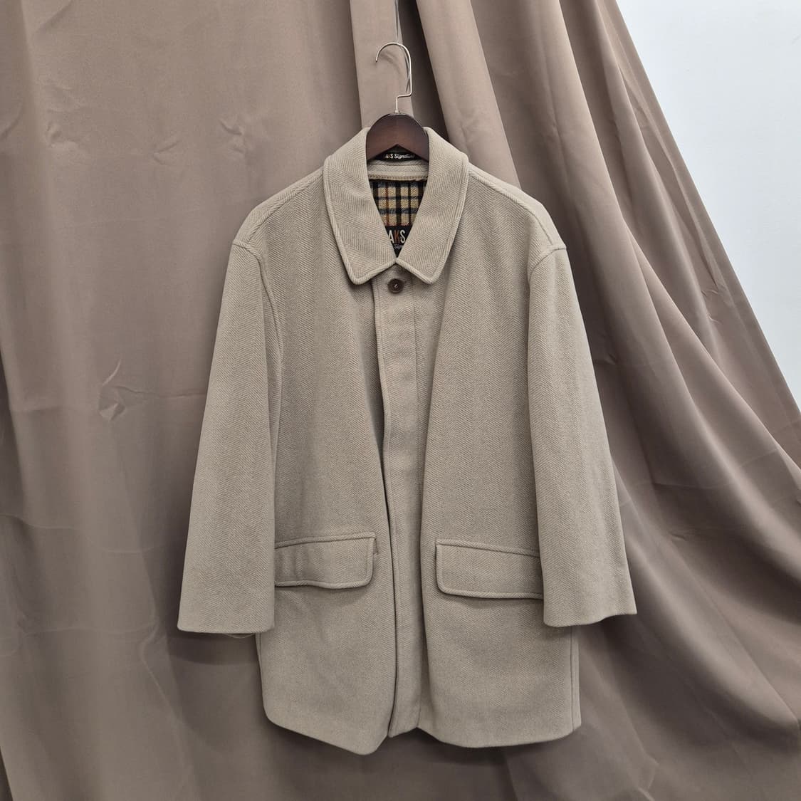 빈티지 닥스 울 캐시미어 블랜드 코트 48 상품이미지1