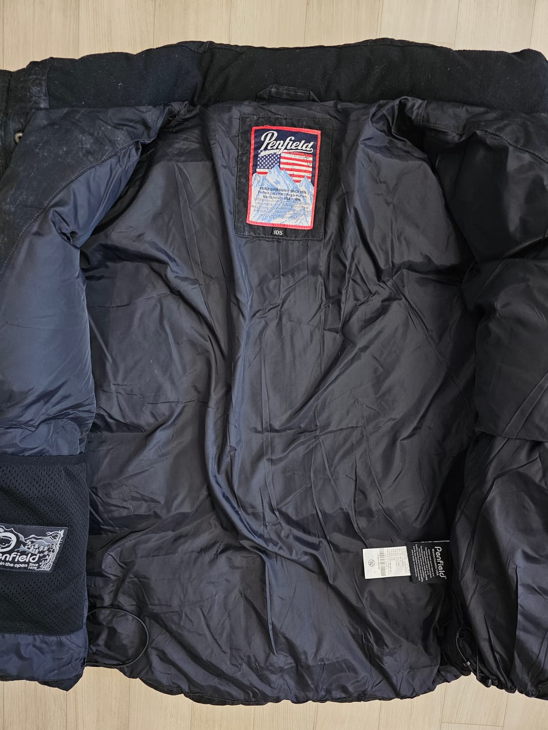 펜필드 다운 패딩 자켓 블랙 XL 상품이미지6