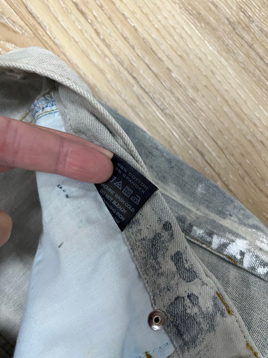 IDLF 디스트로이드 청바지 32 상품이미지8