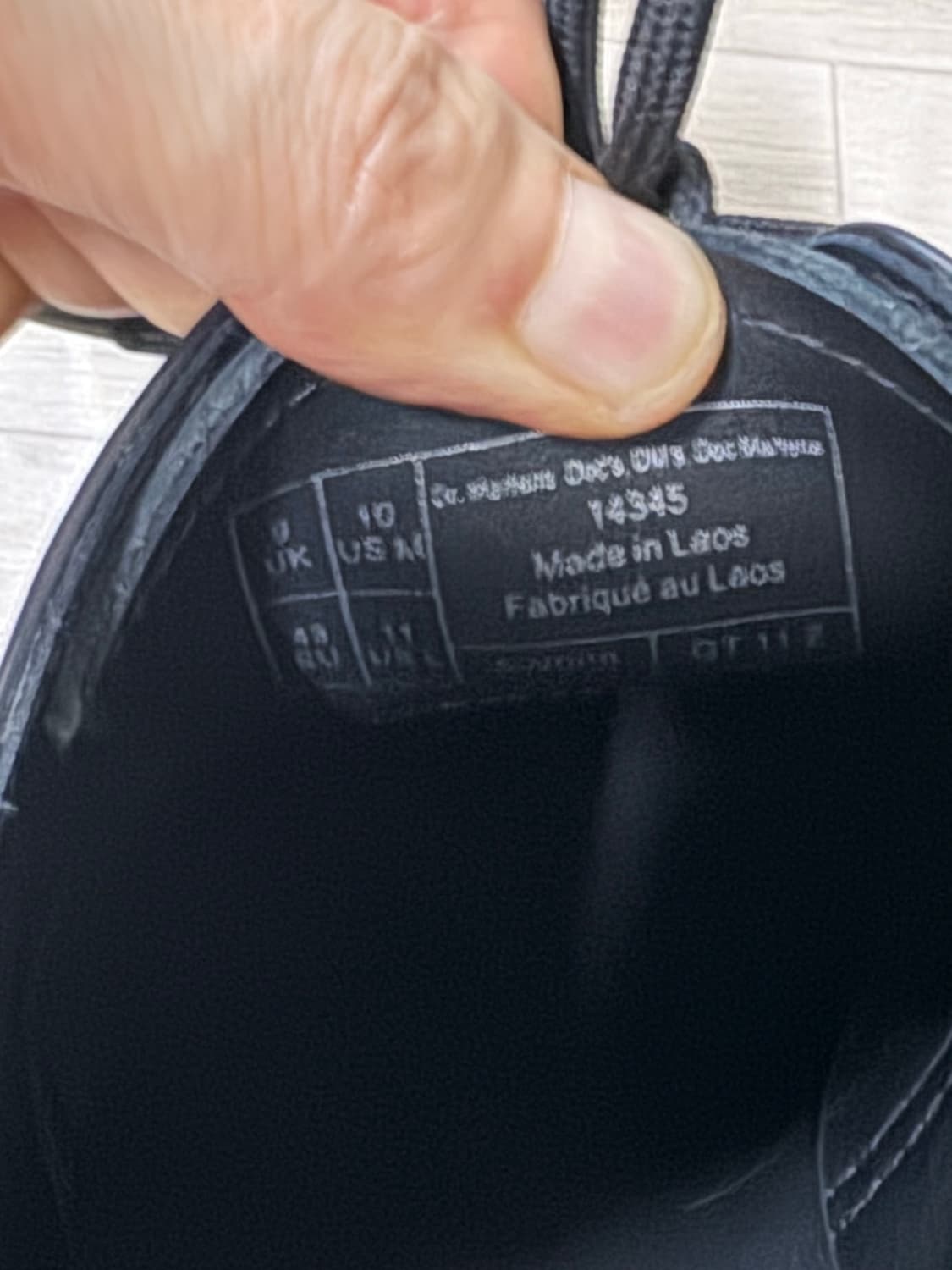 닥터마틴 1461 모노 UK9 280 상품이미지9