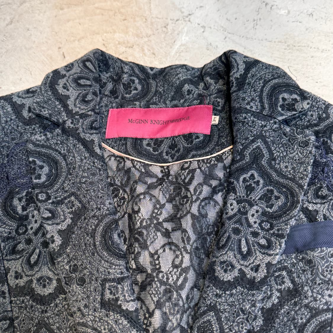 체인 버튼 패턴 블레이저 자켓 상품이미지7