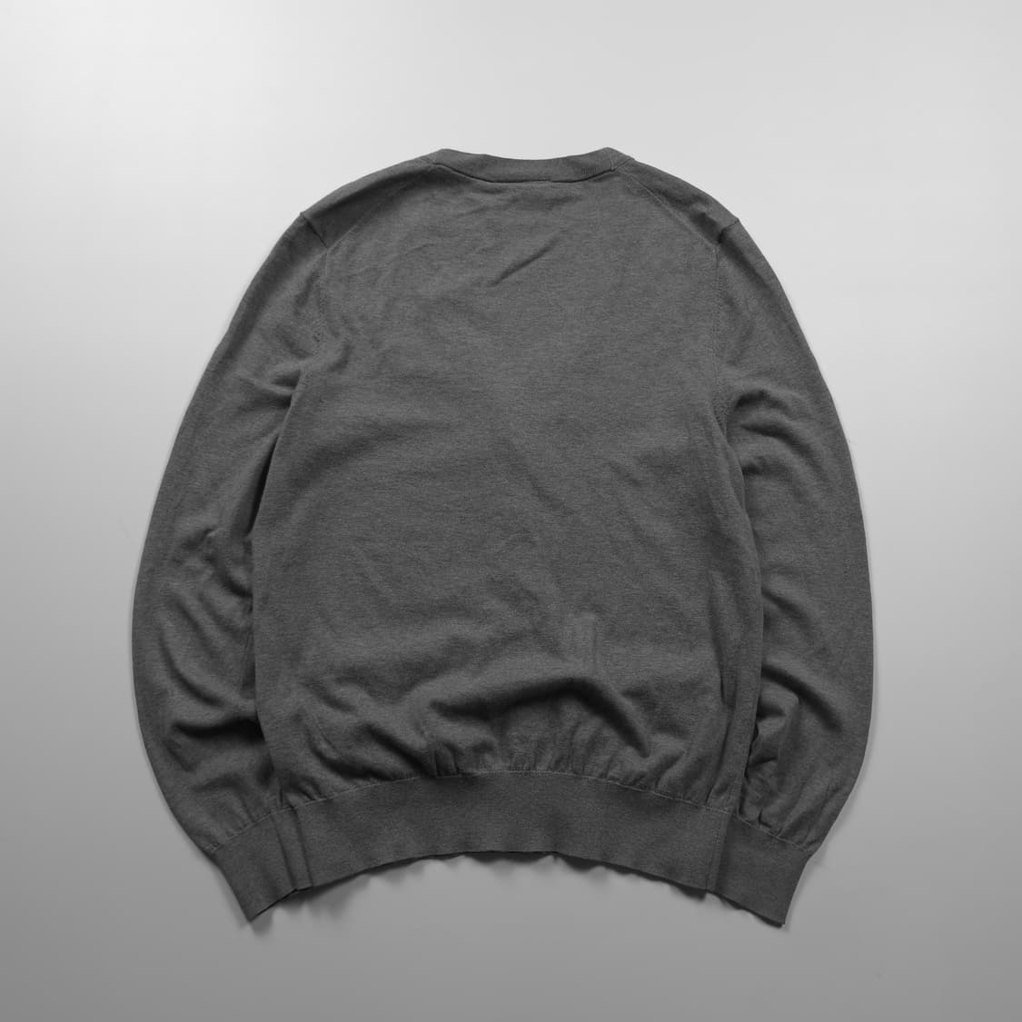 라코스테 자수로고 미니멀 그레이 가디건 (85) 상품이미지2