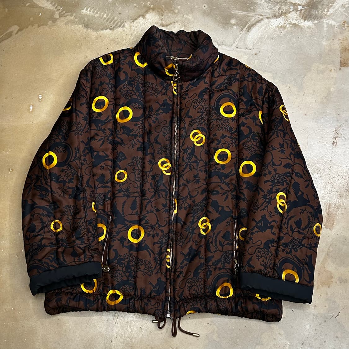 42 셀린느 퀄팅 사파리 브라운 패딩점퍼 상품이미지2