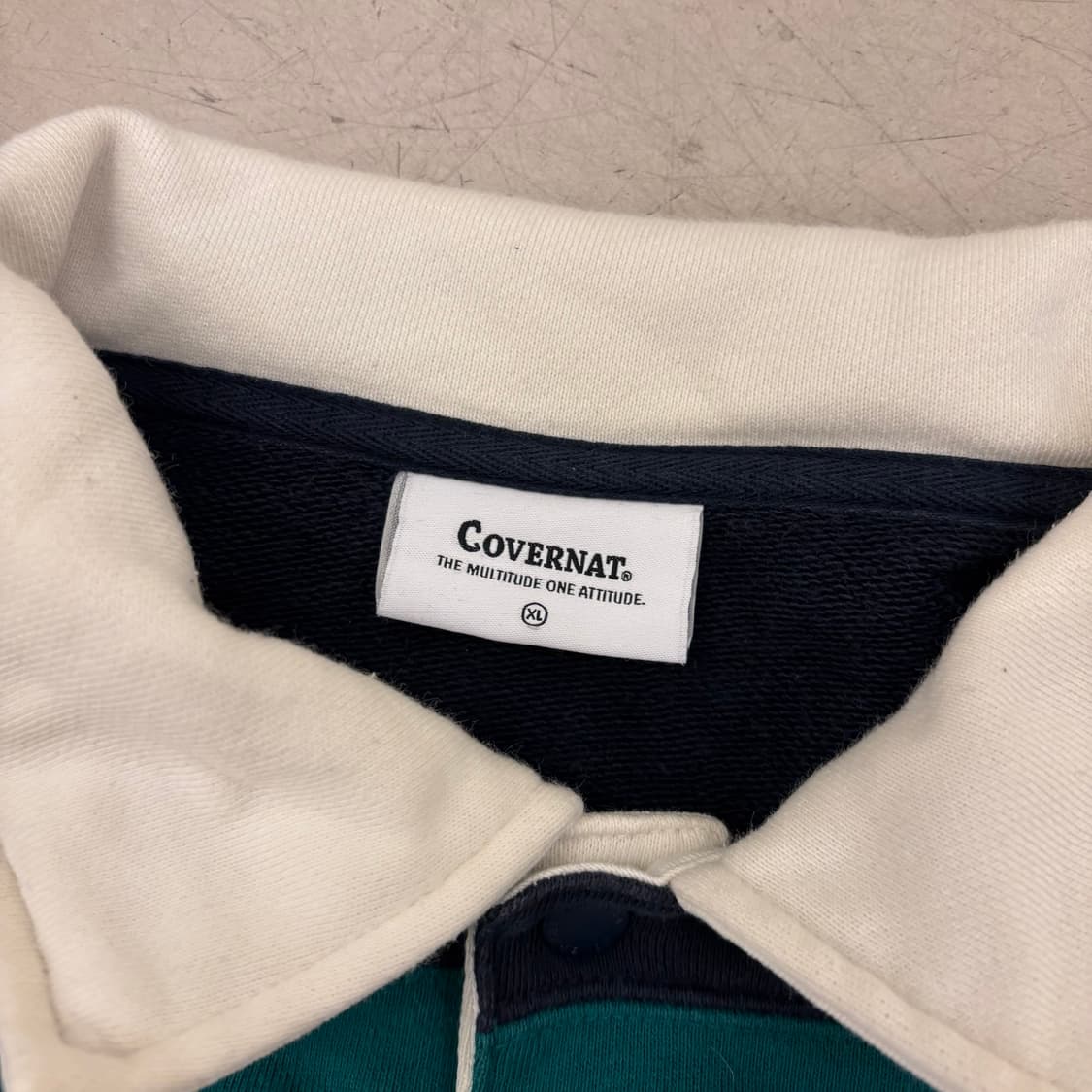 커버낫 스트라이프 c로고 럭비티 상품이미지3