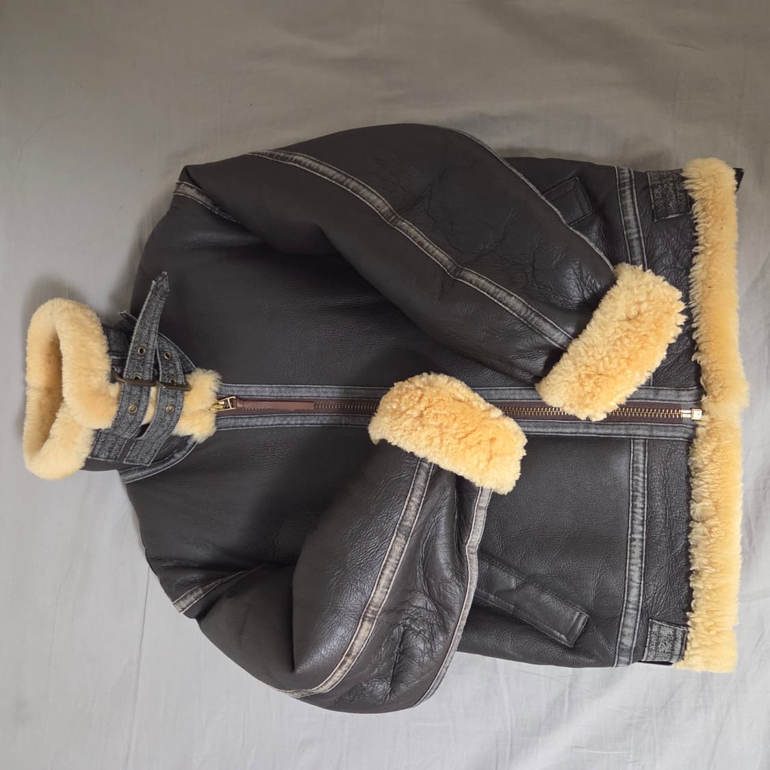 B-3 남자 무스탕 100-105 상품이미지1