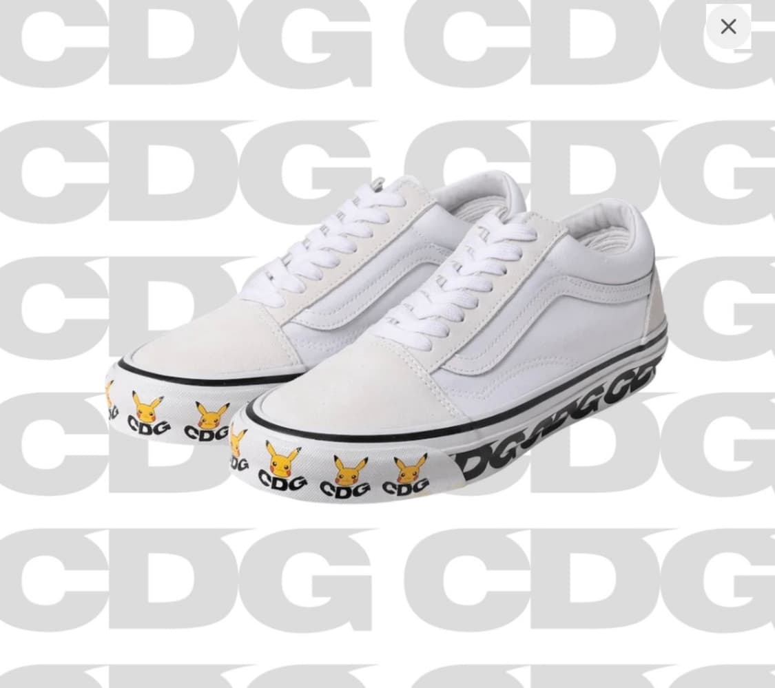 반스X꼼데가르송(CDG)X포켓몬스터 피카츄 올드스쿨 275 상품이미지7