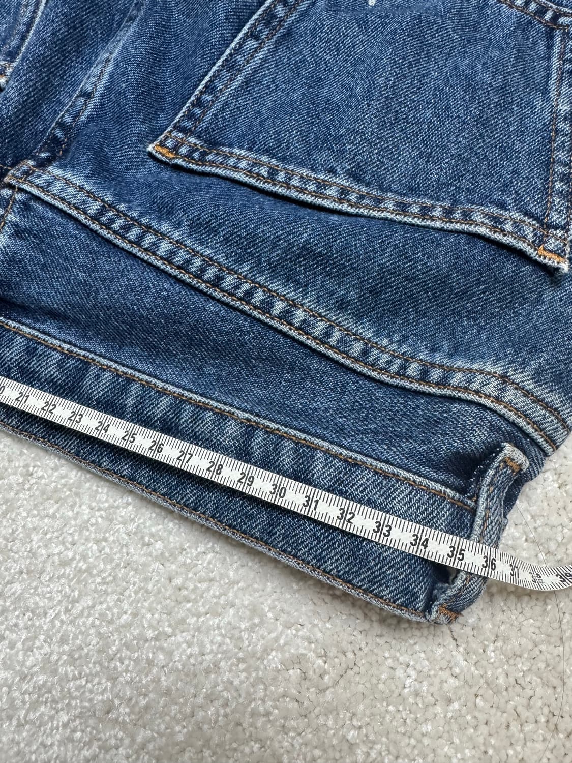 코스(COS) 중청 스트레이트 데님 / 27 미드라이즈 상품이미지7