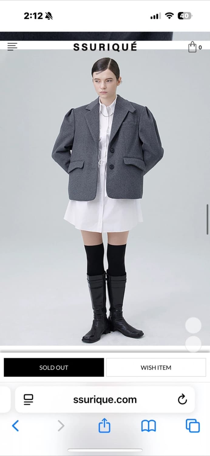 ssurique 울자켓 상품이미지3