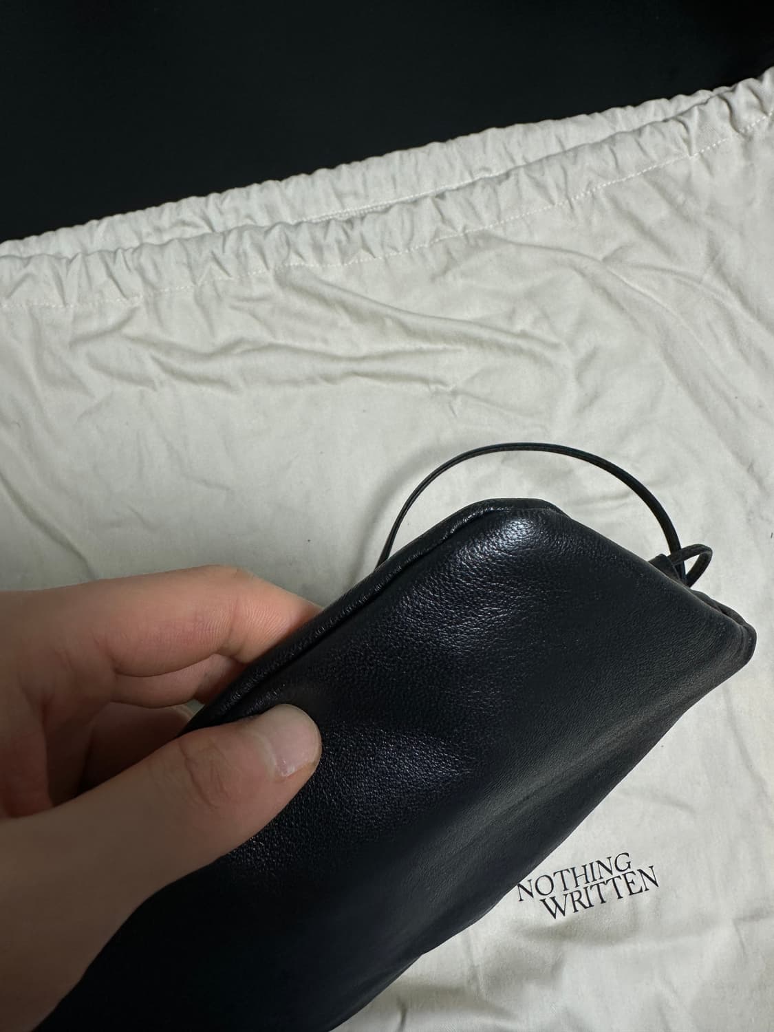 낫띵리튼 Nella strap large bag (Black) 넬라백 상품이미지7