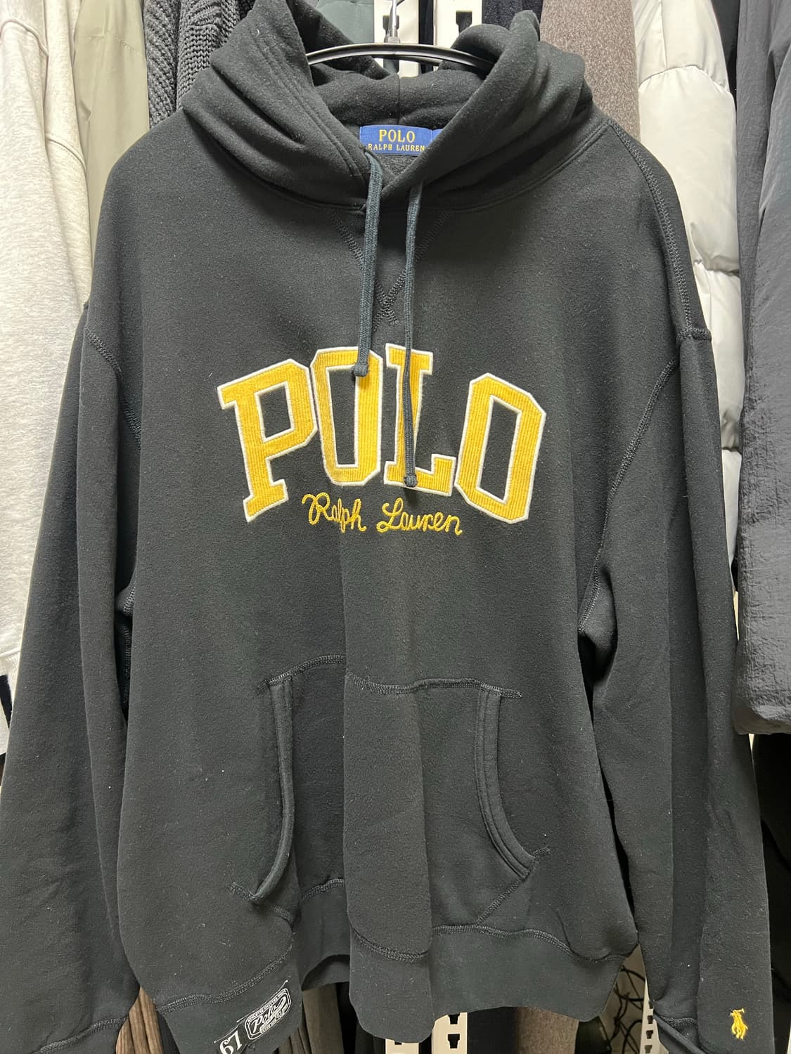 폴로 로고 후드티 xl 상품이미지1