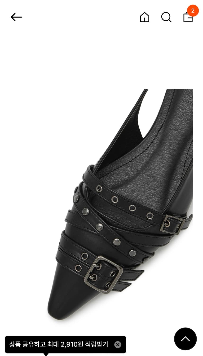 다이닛 BUCKLE STUD AND EYELET SLINGBACKS  상품이미지4