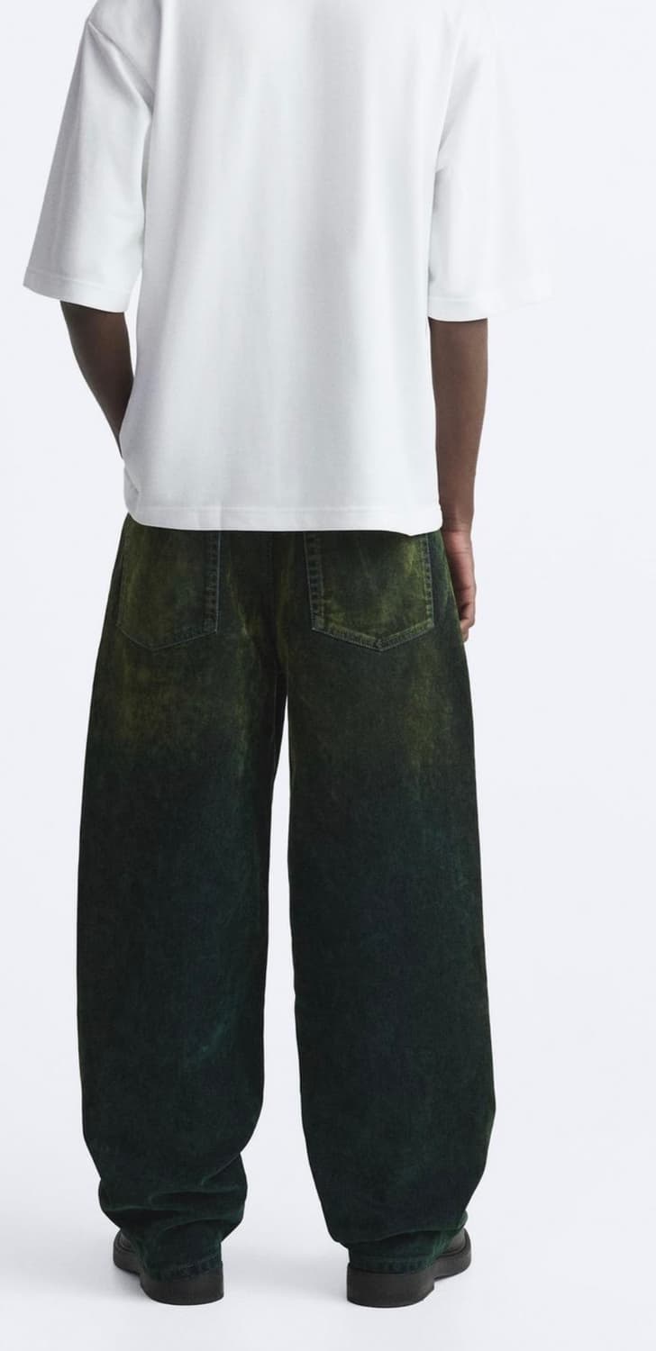 29 자라 ZARA 벨벳 벨루어 워싱 데님 상품이미지2