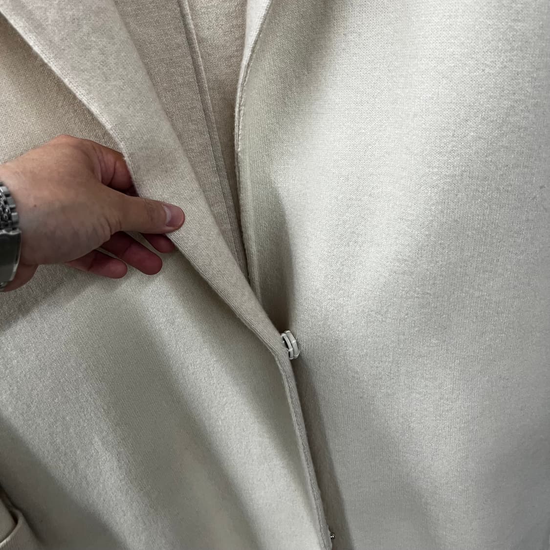 르베이지 캐시미어 블렌드 코트 88-94 상품이미지4