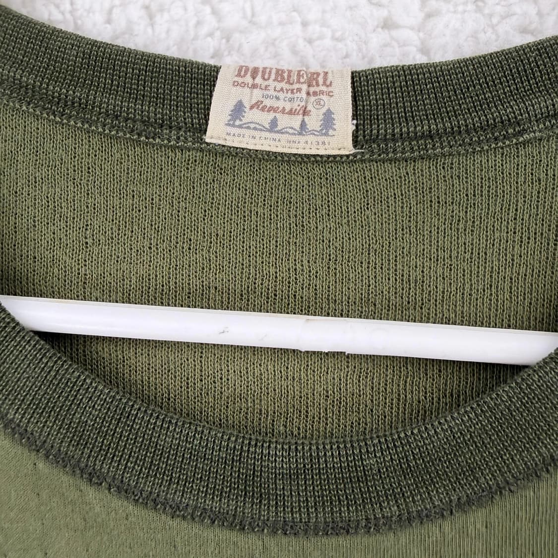 더블 알엘 더블 레이어 패브릭 리버시블 티셔츠 상품이미지2