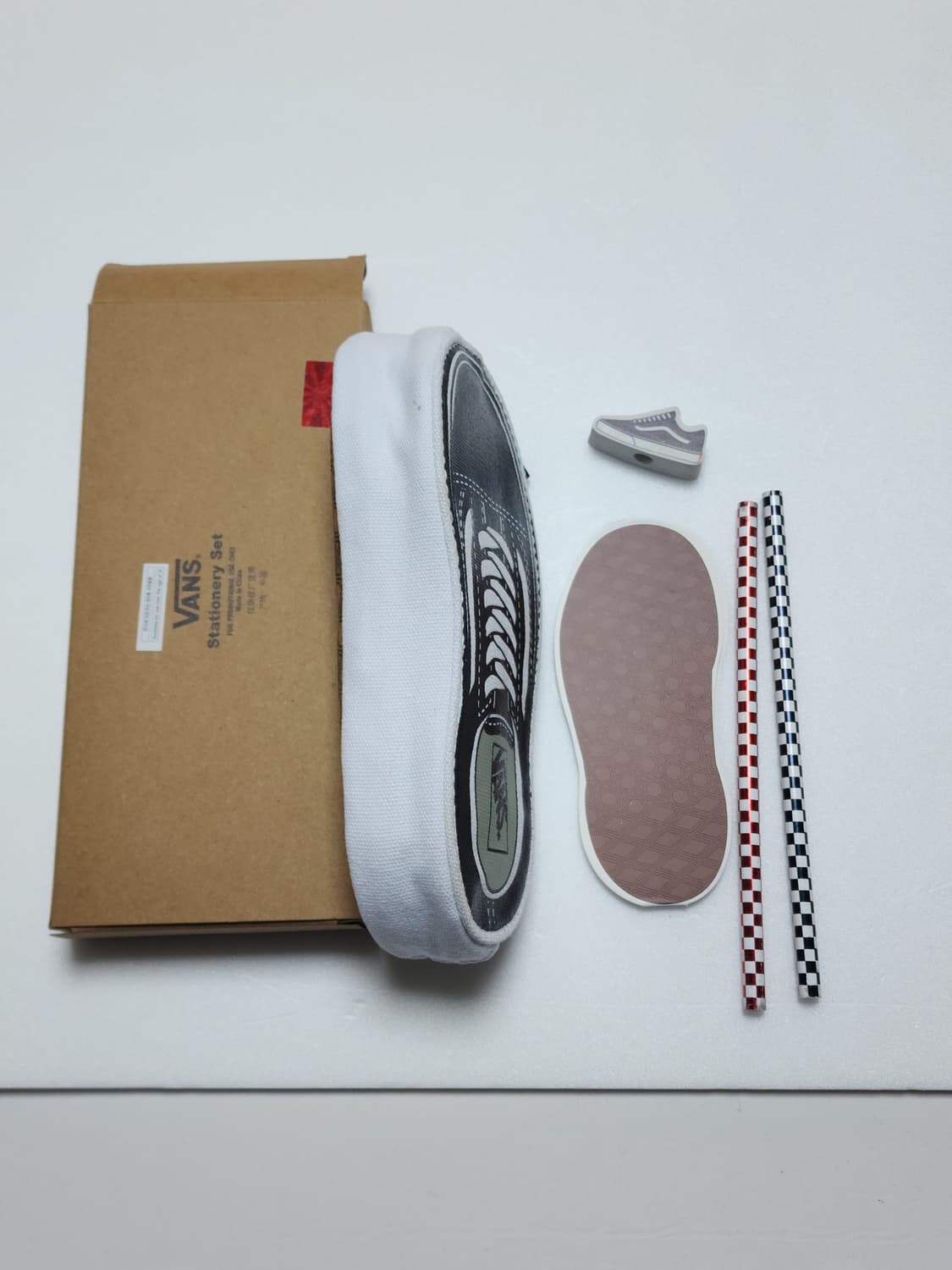 반스 신발 모양 필통 세트 새상품 상품이미지3