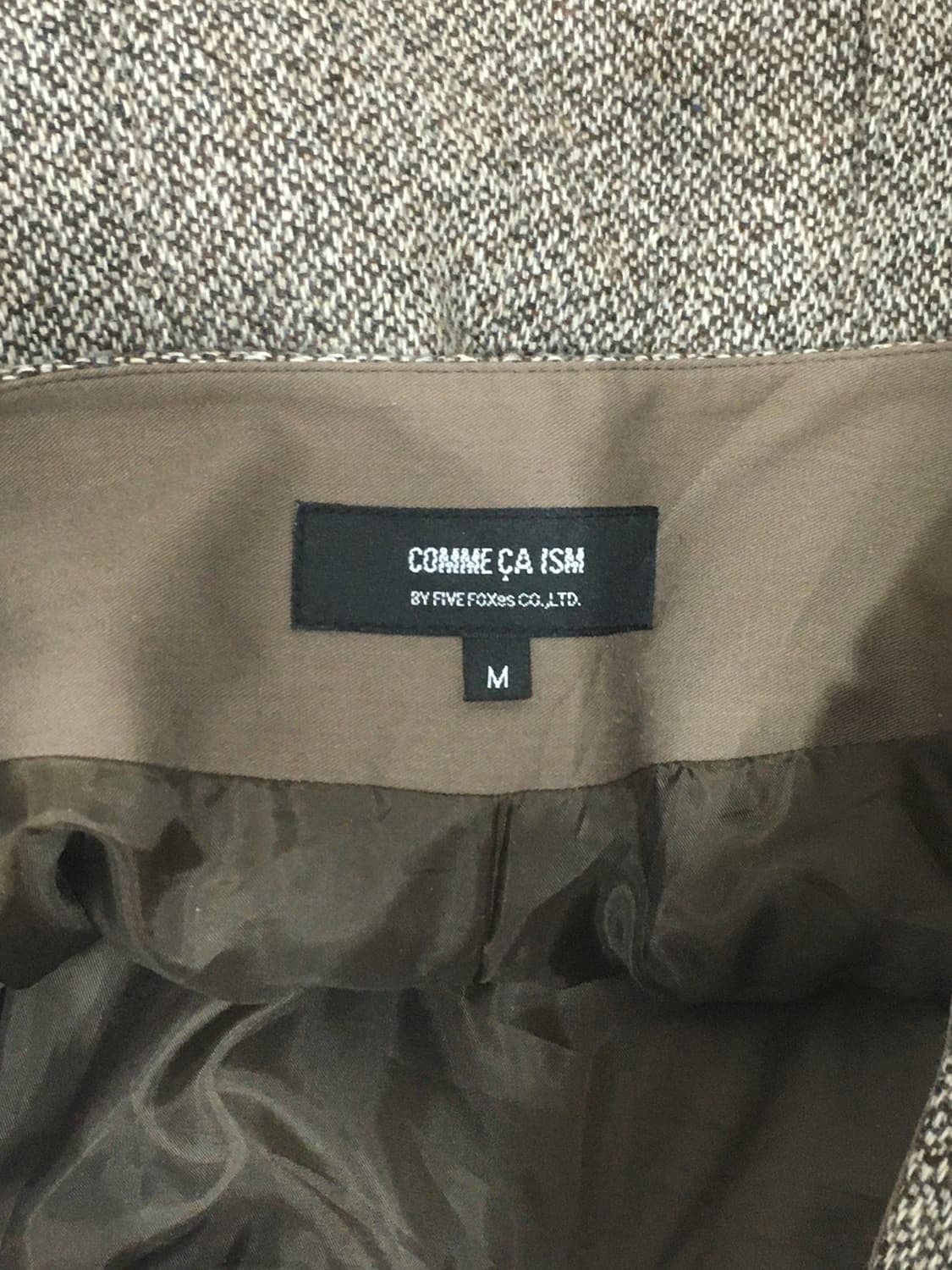 모리걸 빈티지 플리츠 브라운 초코 스커트 상품이미지5