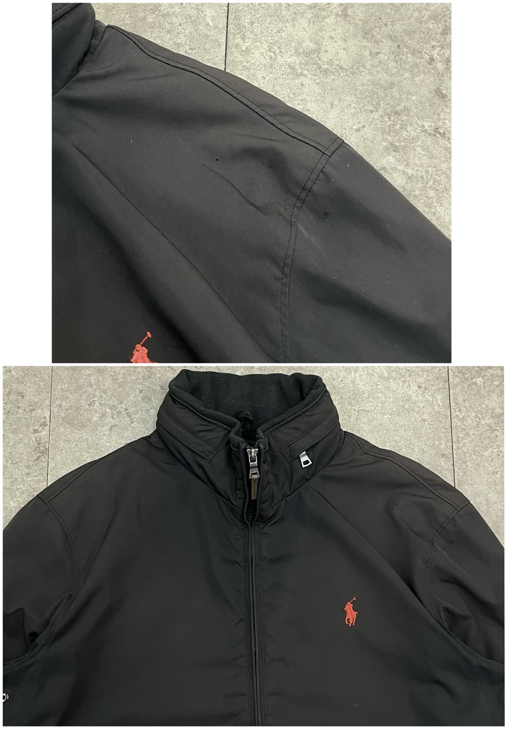폴로 랄프로렌 집업 자켓 블랙 M #csz2212 상품이미지5