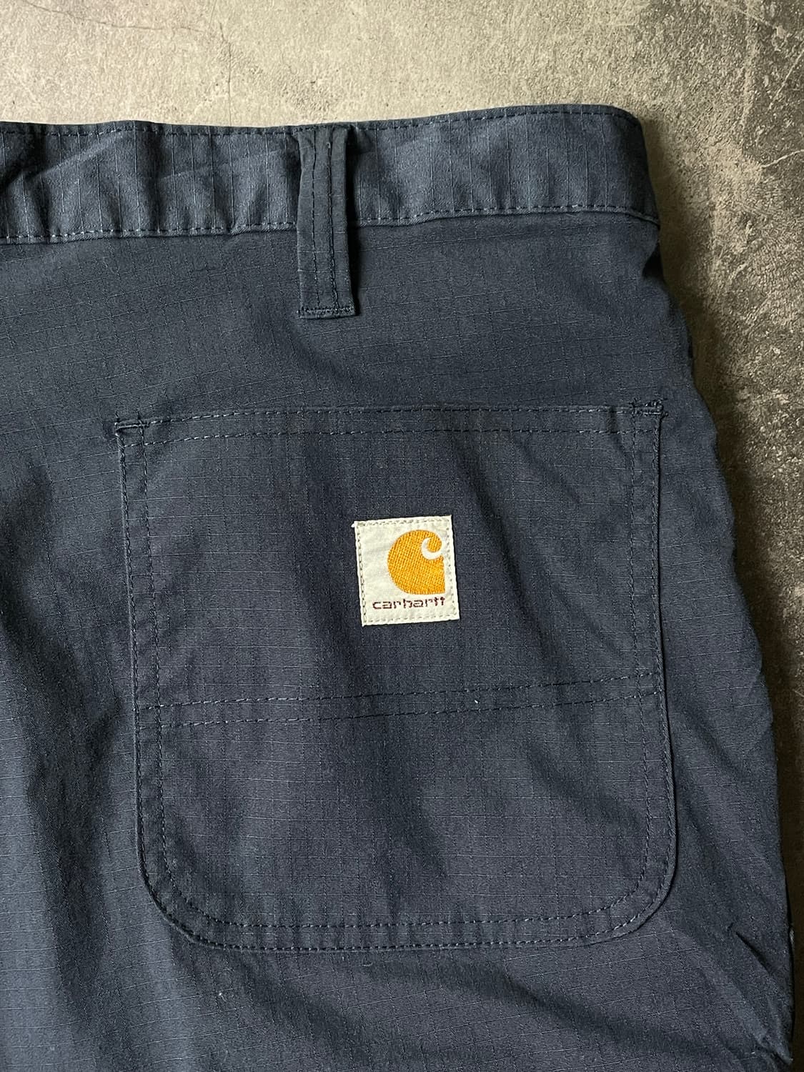 CARHARTT 칼하트 빈티지 네이비 리프스탑 워크팬츠 상품이미지7