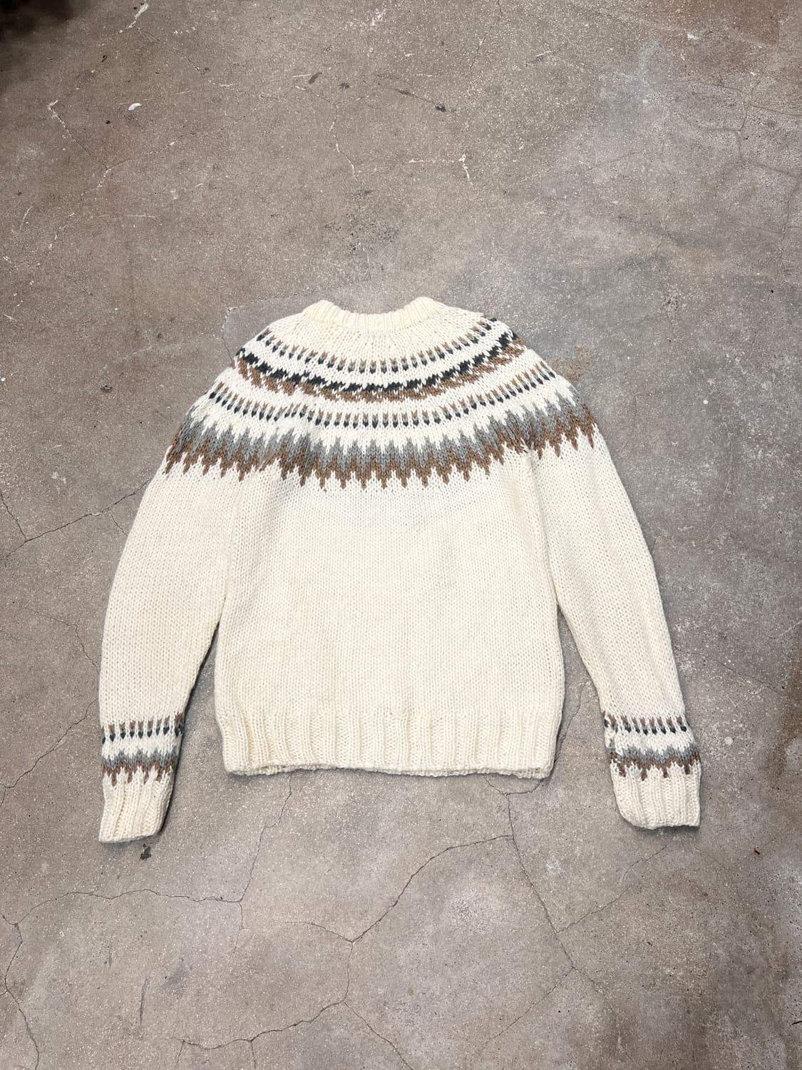 90’s 아크릴 에스닉 니트 상품이미지2