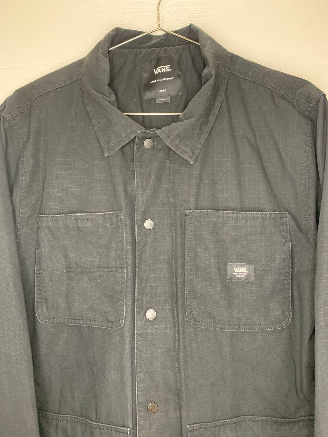 반스 드릴 초어 코트 블랙 L 상품이미지2