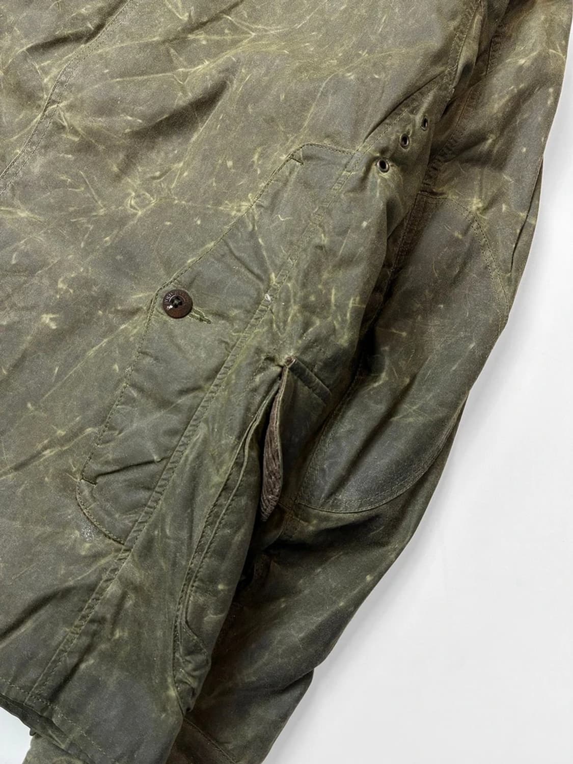 폴로 랄프로렌 90's 오일 클로스 왁스 모호크 헌팅 자켓 PN5654 상품이미지7