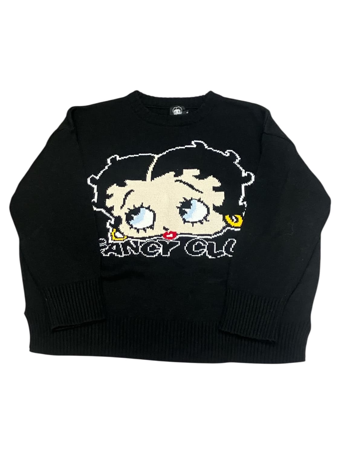 네스티킥 팬시클럽 베티붑 니트 블랙 S   #csz2325 상품이미지3