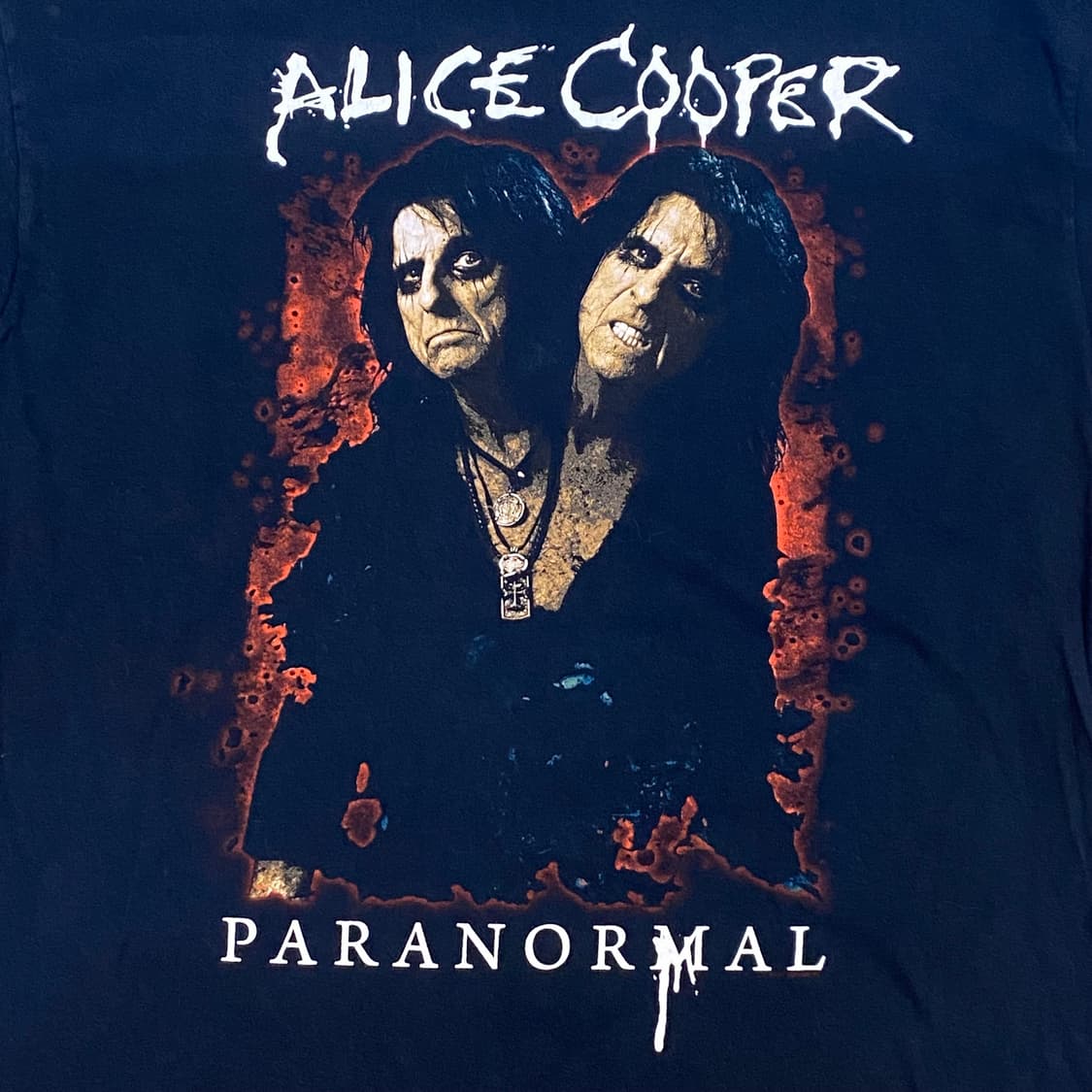 레어) 미국 빈티지 엘리스 쿠퍼 정식 굿즈 반팔티 락티셔츠 상품이미지3