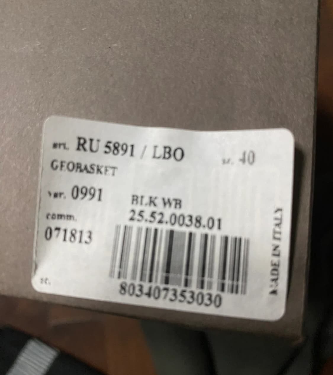 [40] 릭오웬스 지오바스켓 하이탑 스니커즈(미사용) 상품이미지7